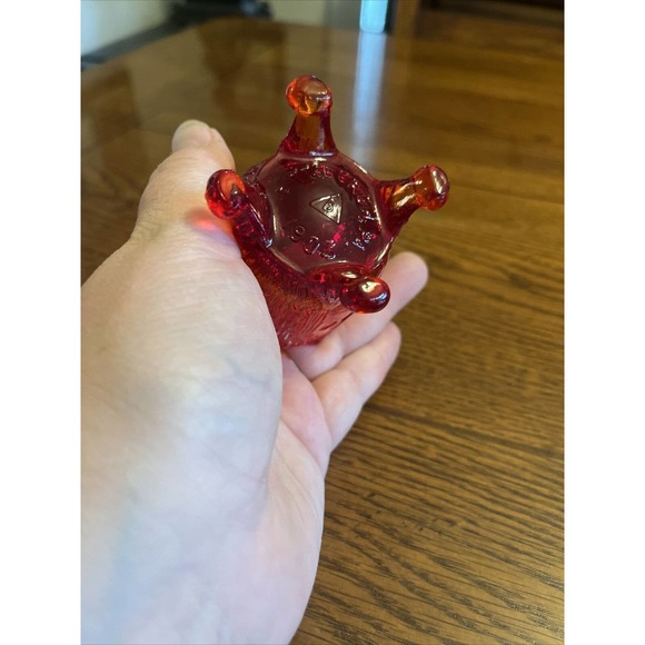 Guernsey Saratoga Indian Chief Toothpick Holder Ruby Glass 1903 Pittsburgh - Picture 9 of 14